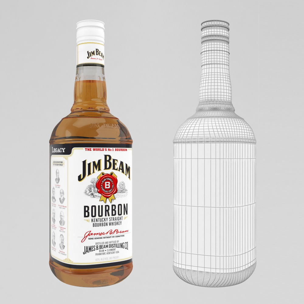 Whiskey Bar Set 3D model_28