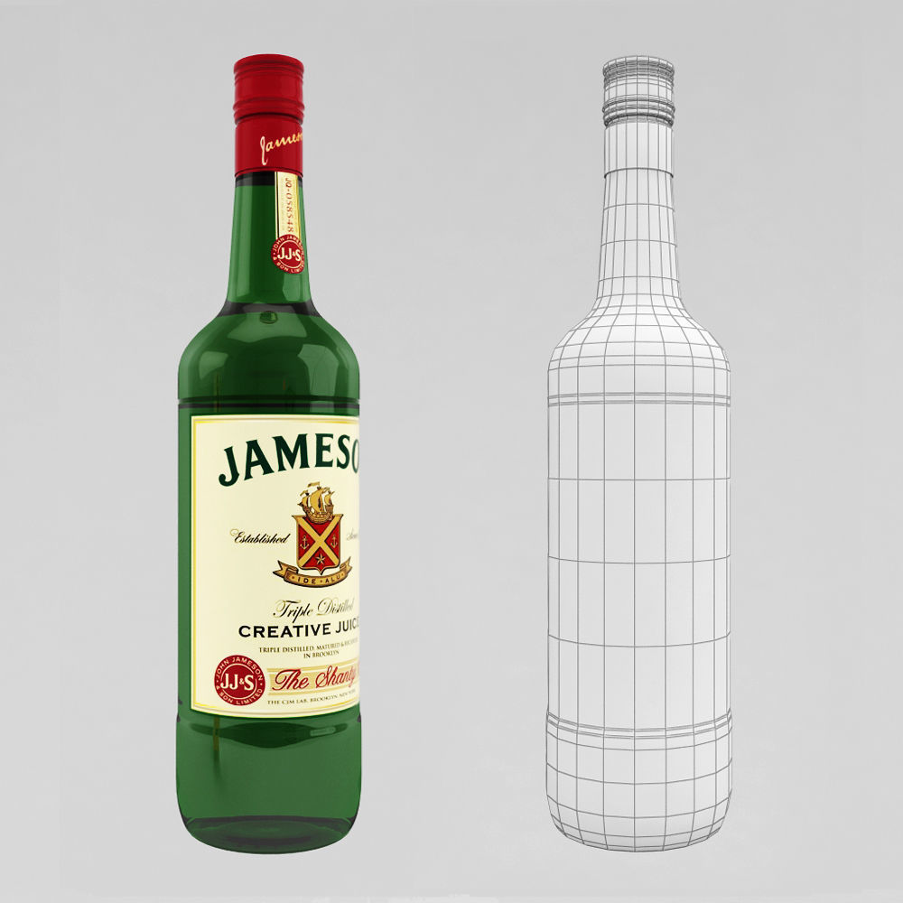 Whiskey Bar Set 3D model_22