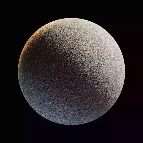 Pebble ground material