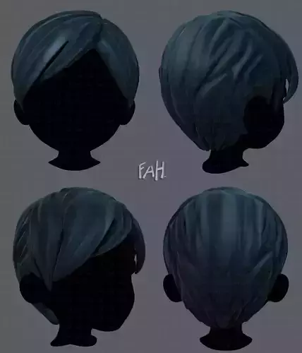 3D Hair style for boy V18