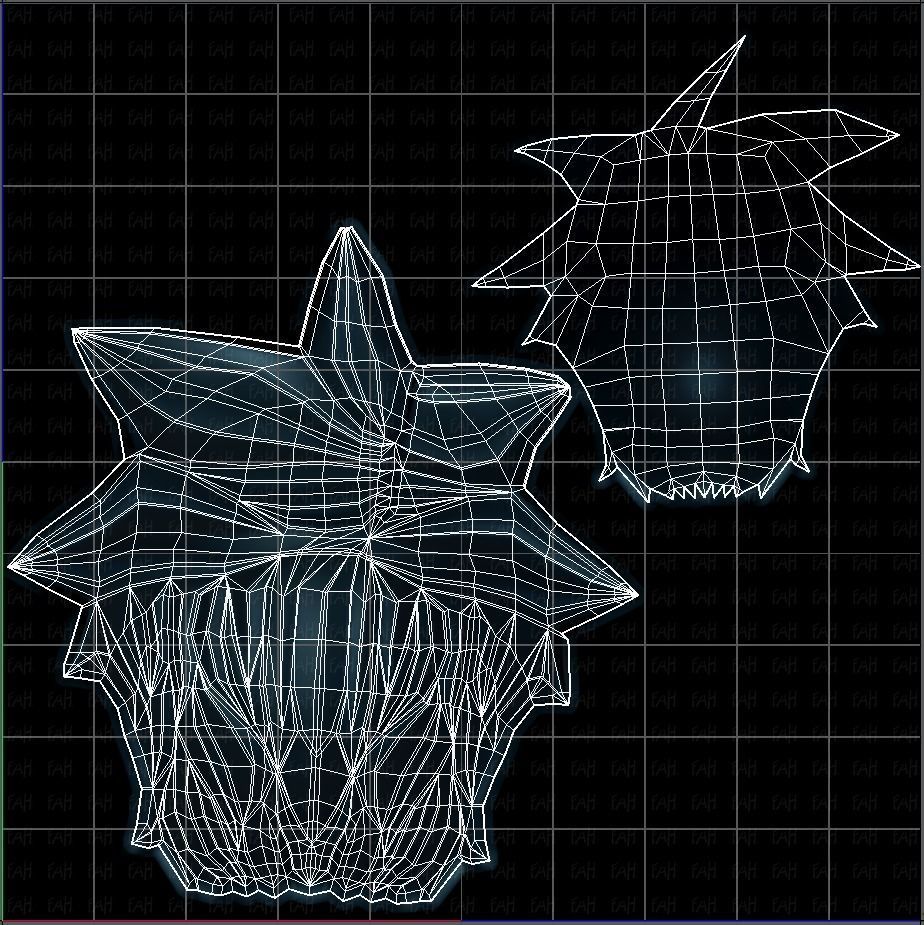 3D Hair style for boy V18 Low-poly 3D model_37