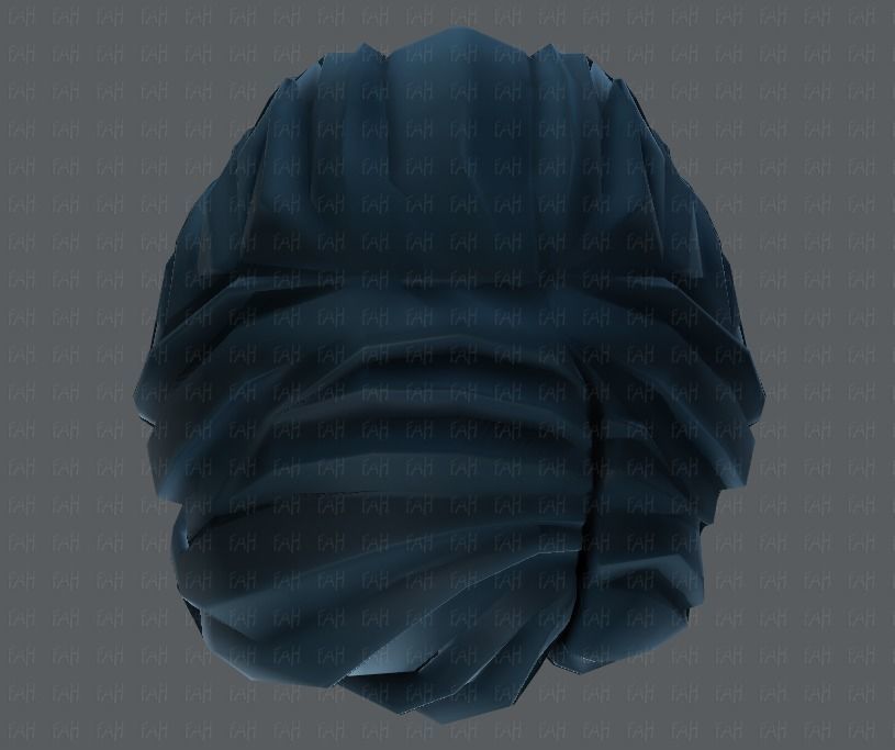 3D Hair style for boy V18 Low-poly 3D model_35