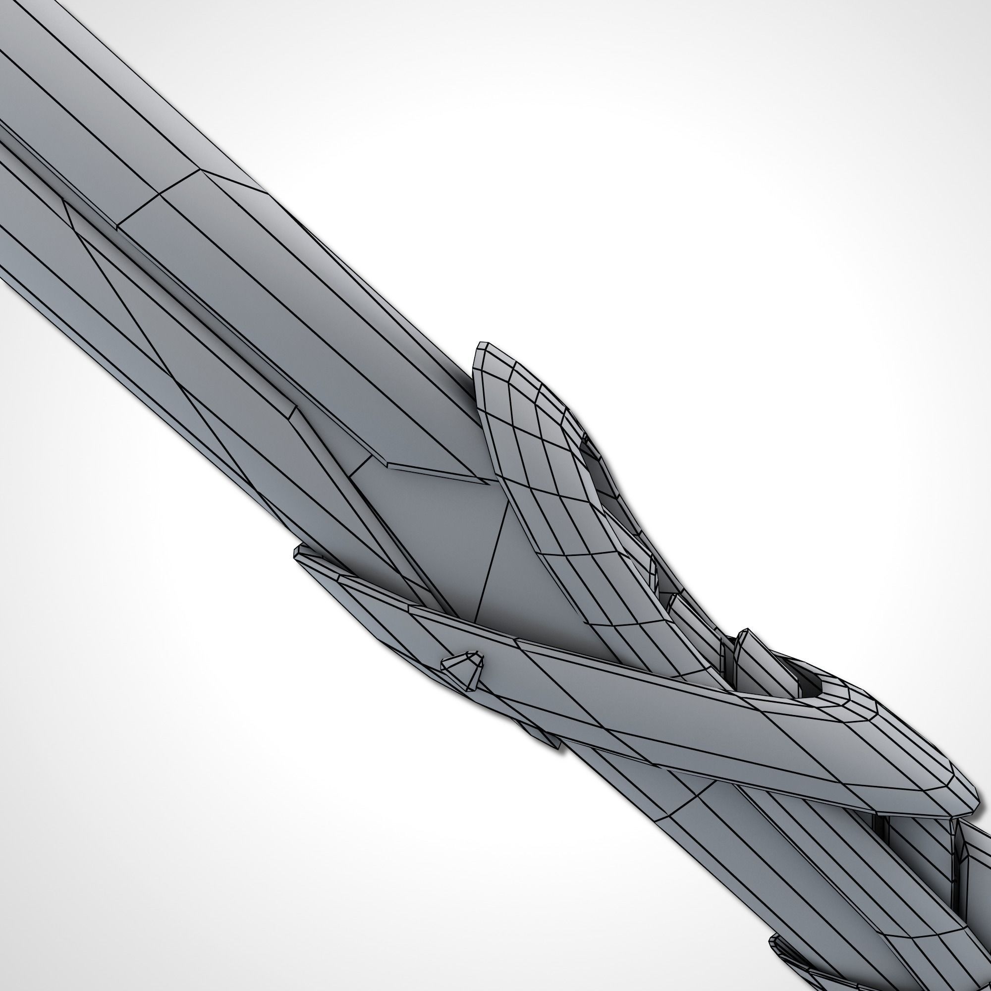 Sci-fi Swords Pack 1 Low-poly 3D model_53