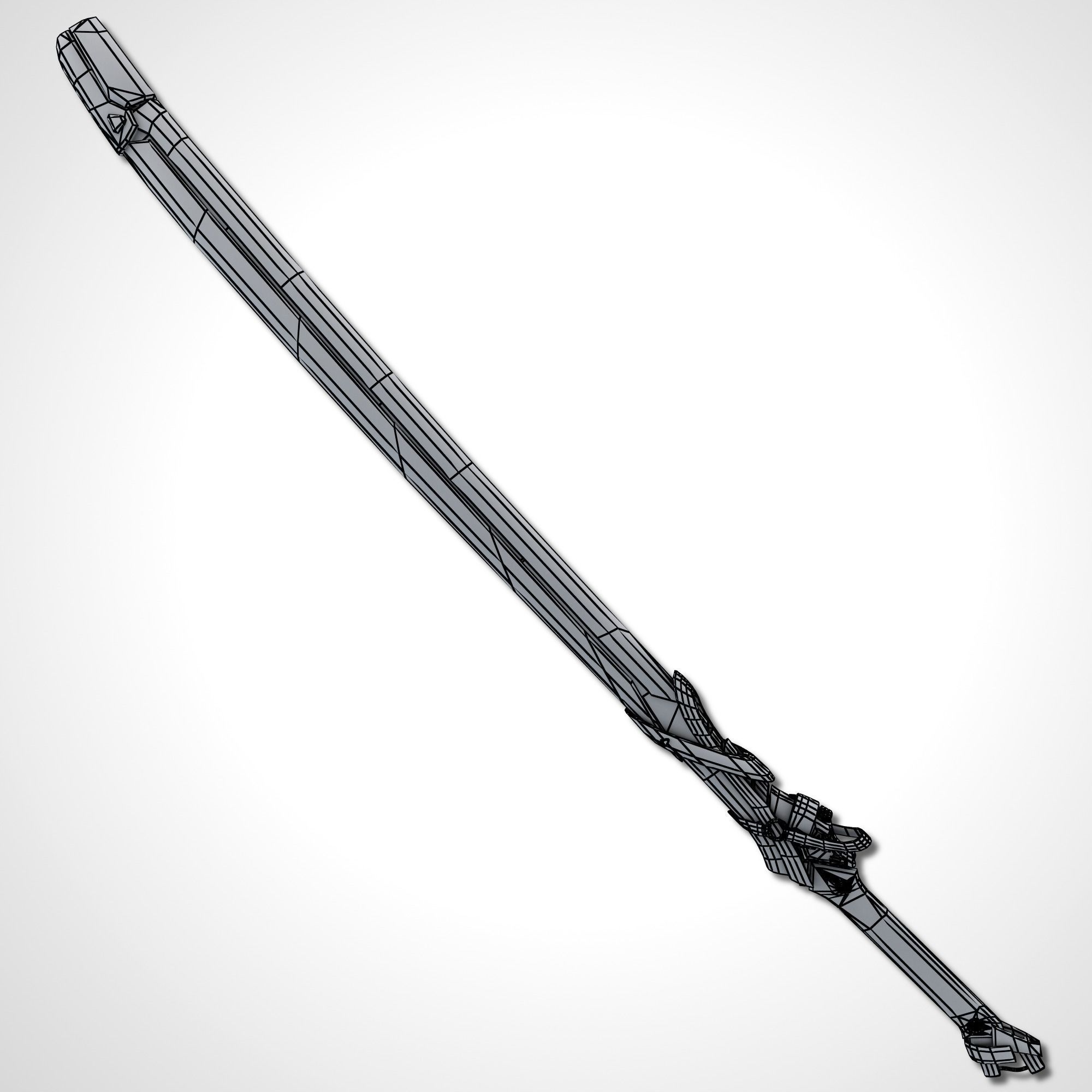 Sci-fi Swords Pack 1 Low-poly 3D model_41