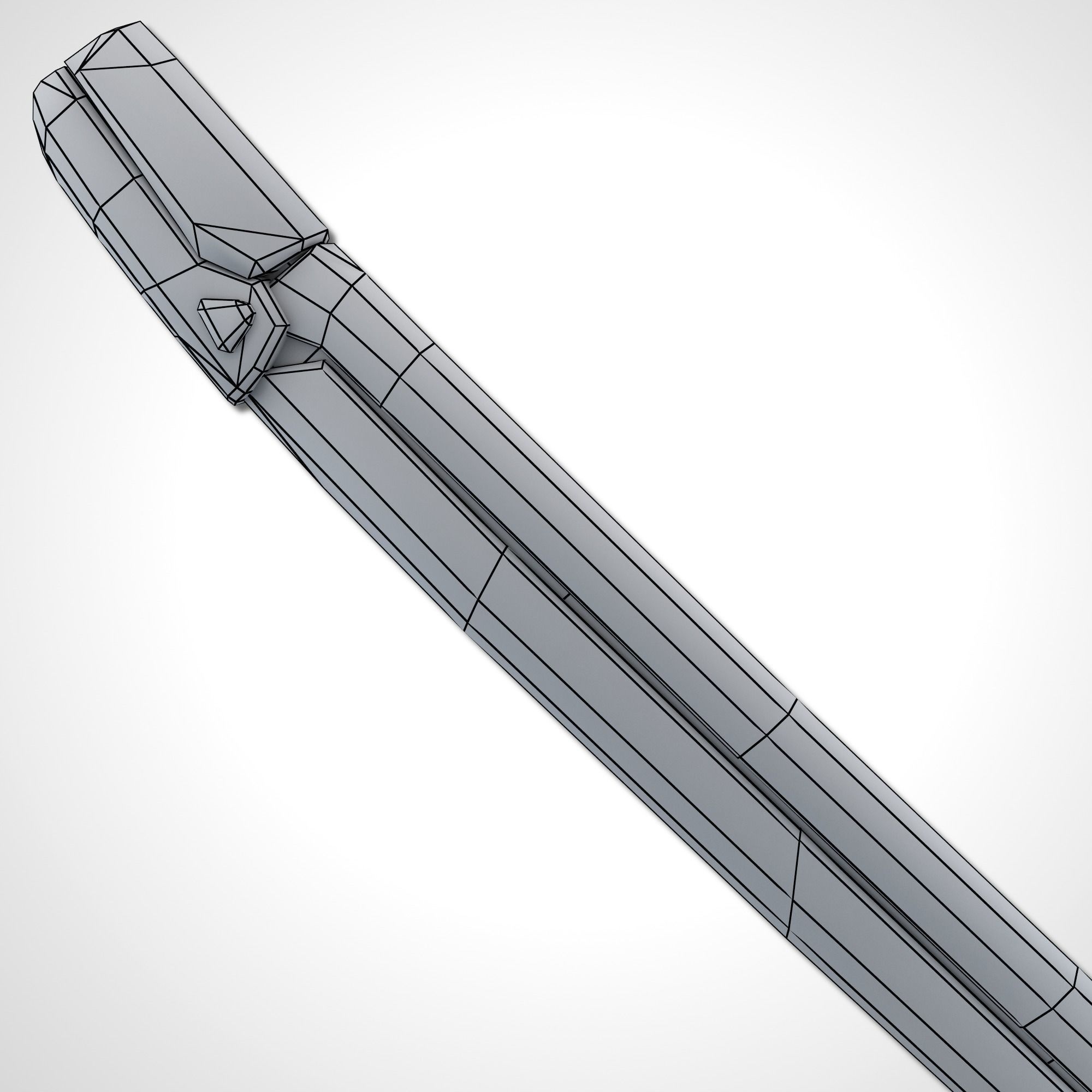 Sci-fi Swords Pack 1 Low-poly 3D model_51