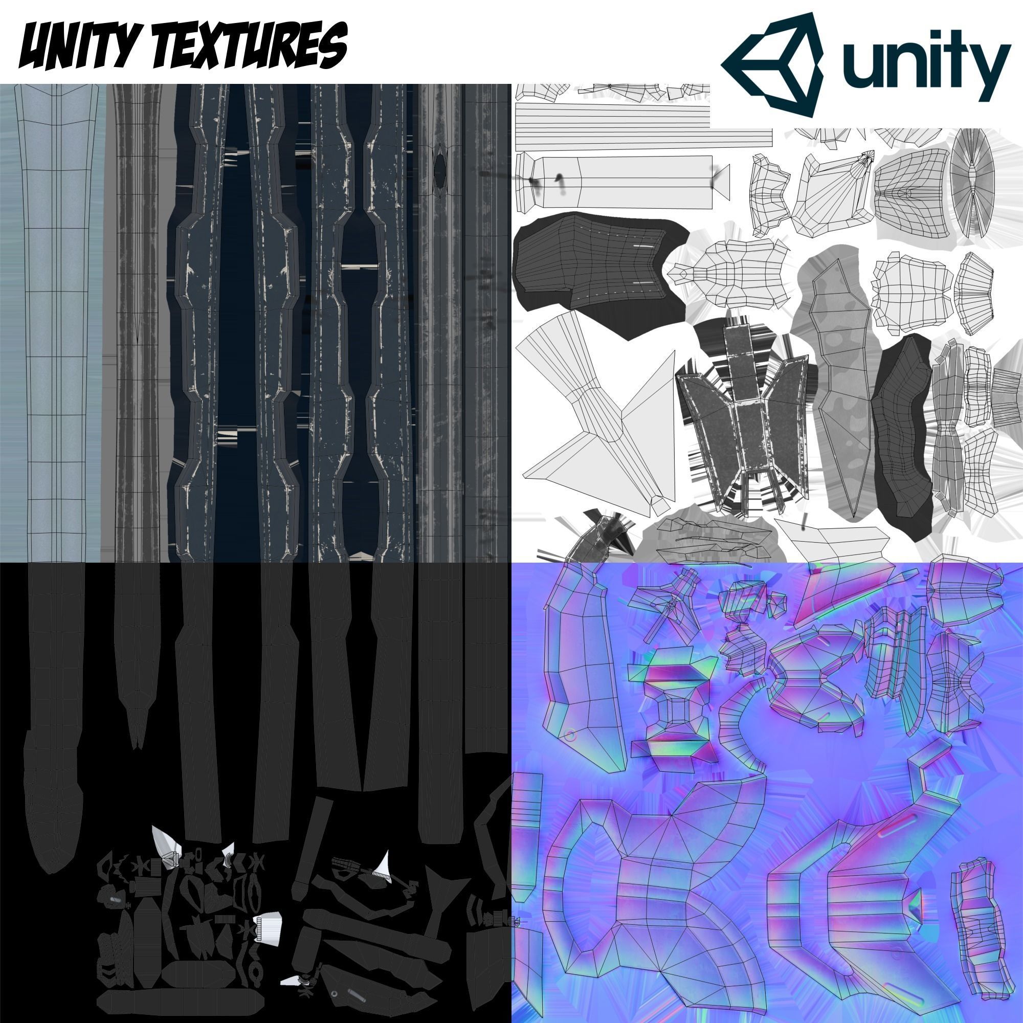 Sci-fi Swords Pack 1 Low-poly 3D model_34