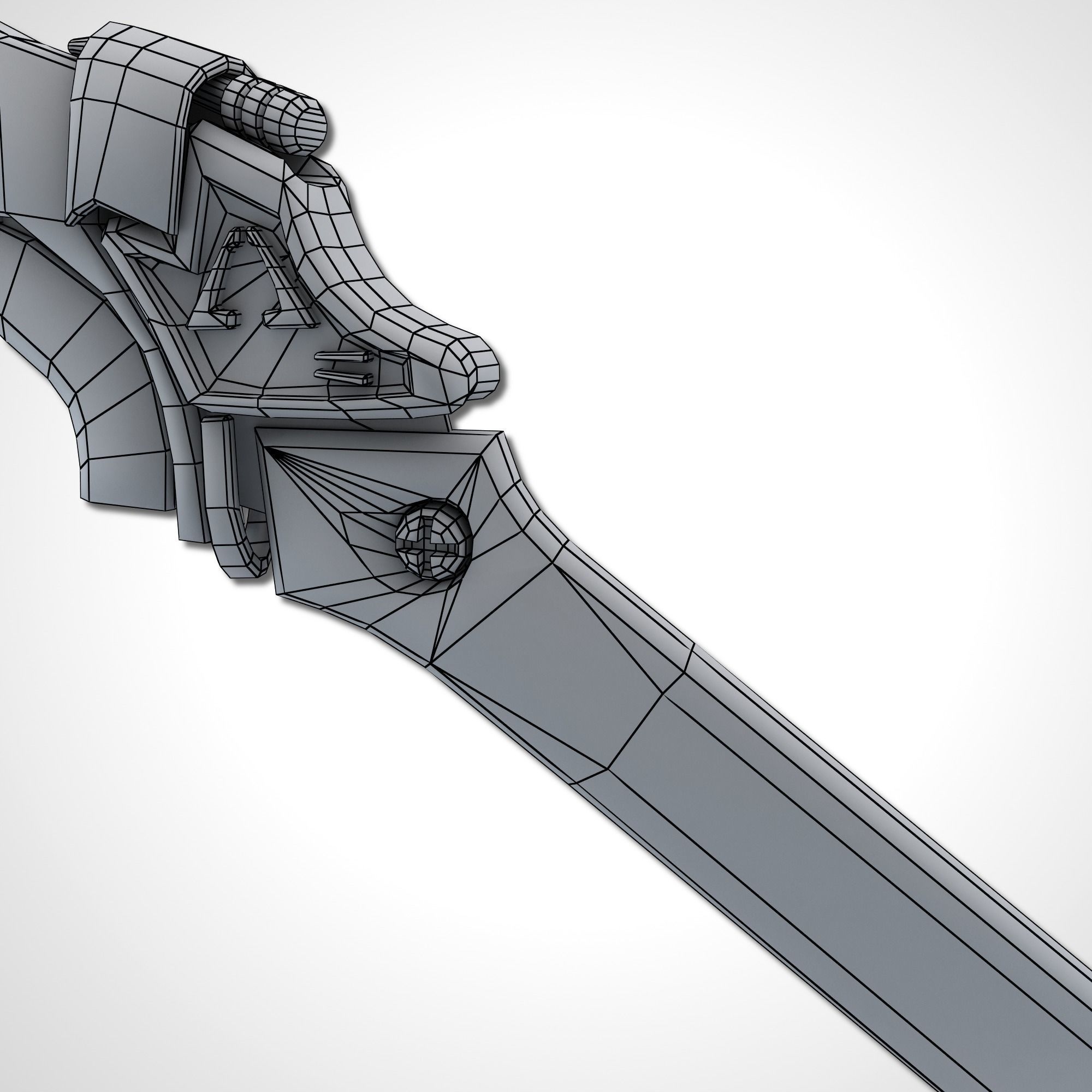 Sci-fi Swords Pack 1 Low-poly 3D model_47