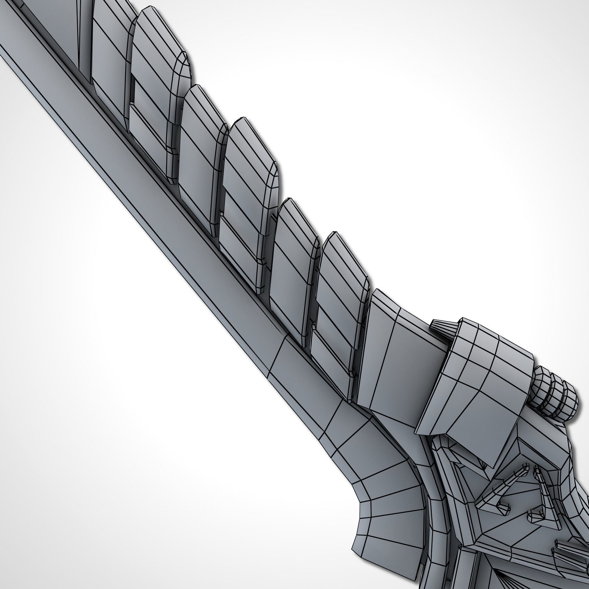 Sci-fi Swords Pack 1 Low-poly 3D model_55