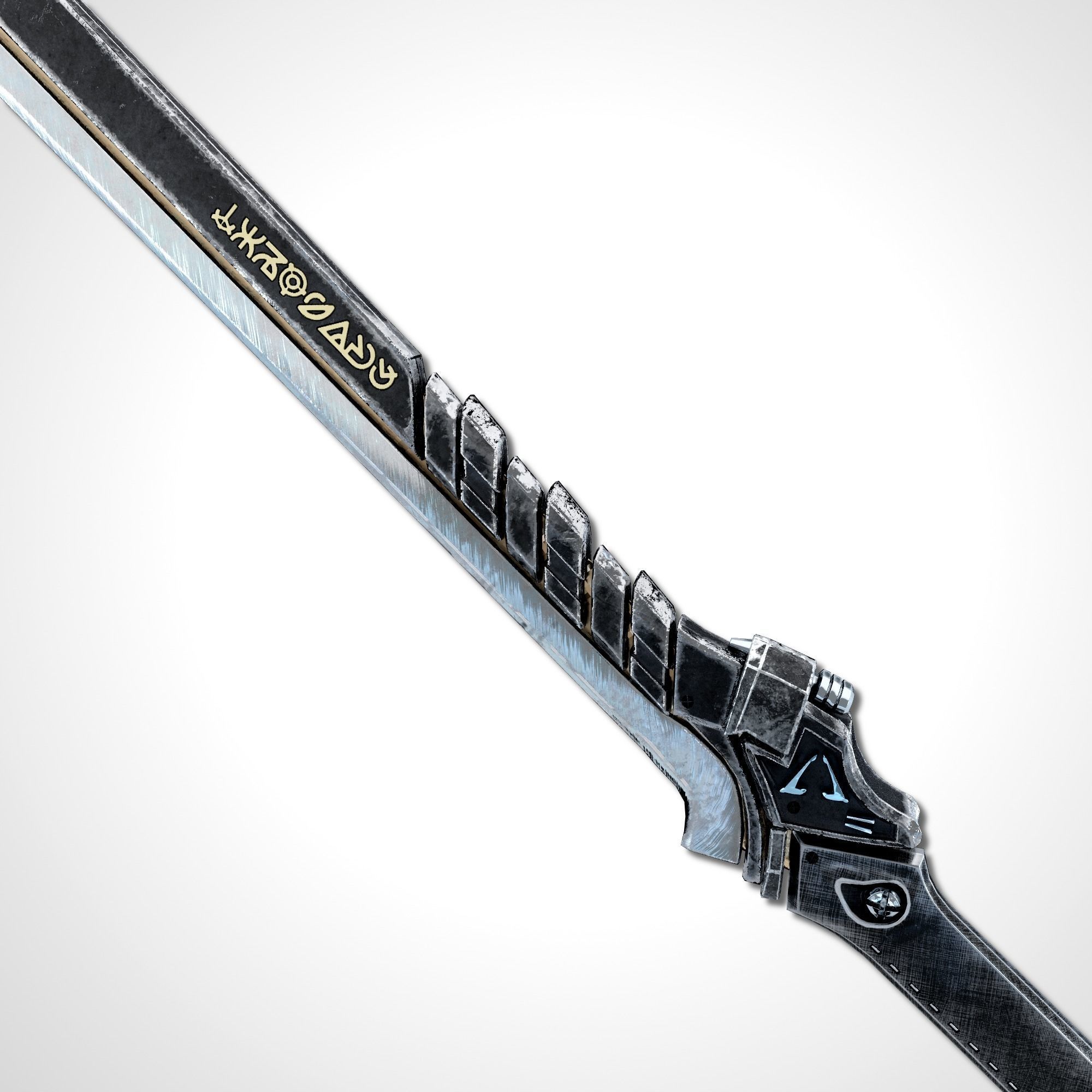 Sci-fi Swords Pack 1 Low-poly 3D model_11