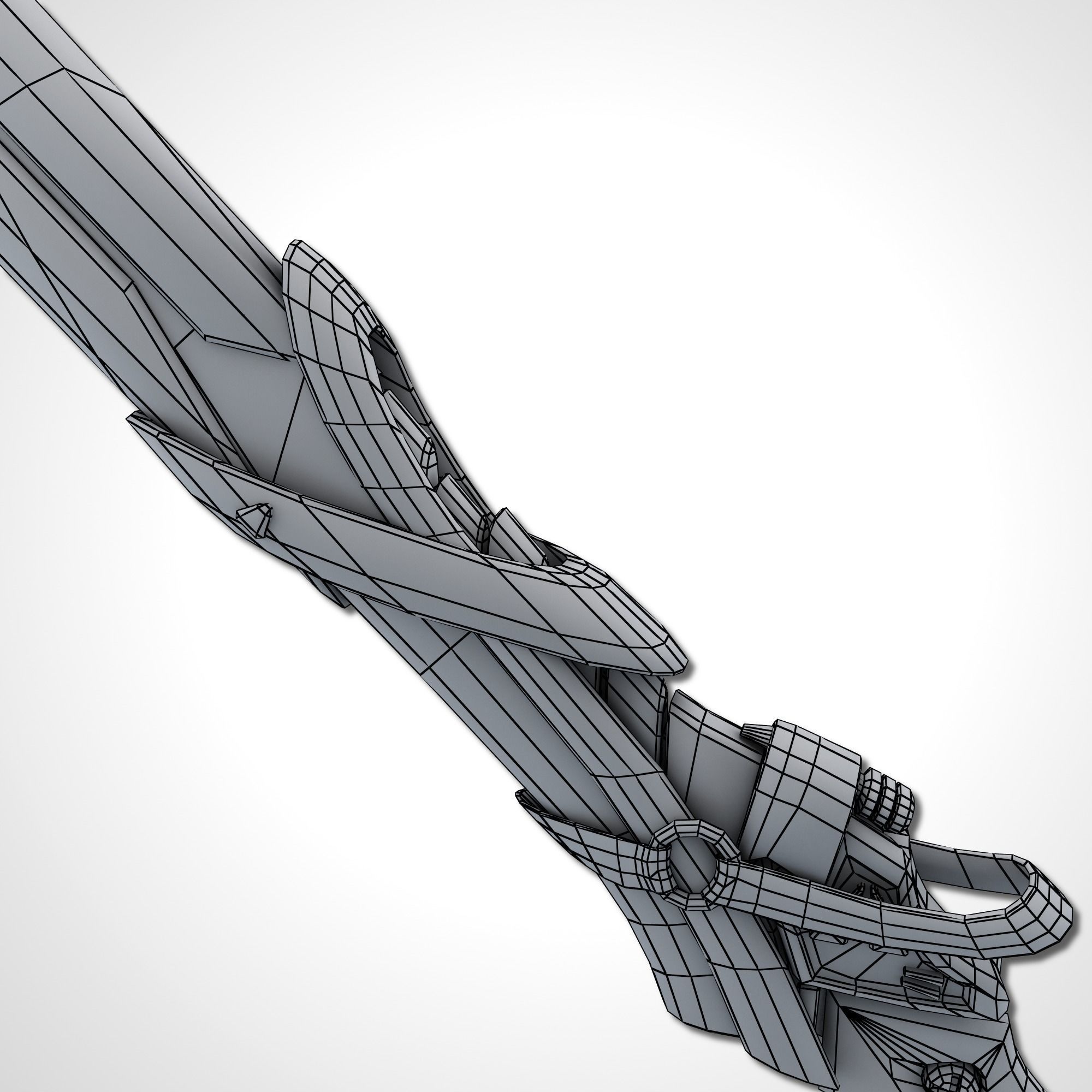 Sci-fi Swords Pack 1 Low-poly 3D model_45