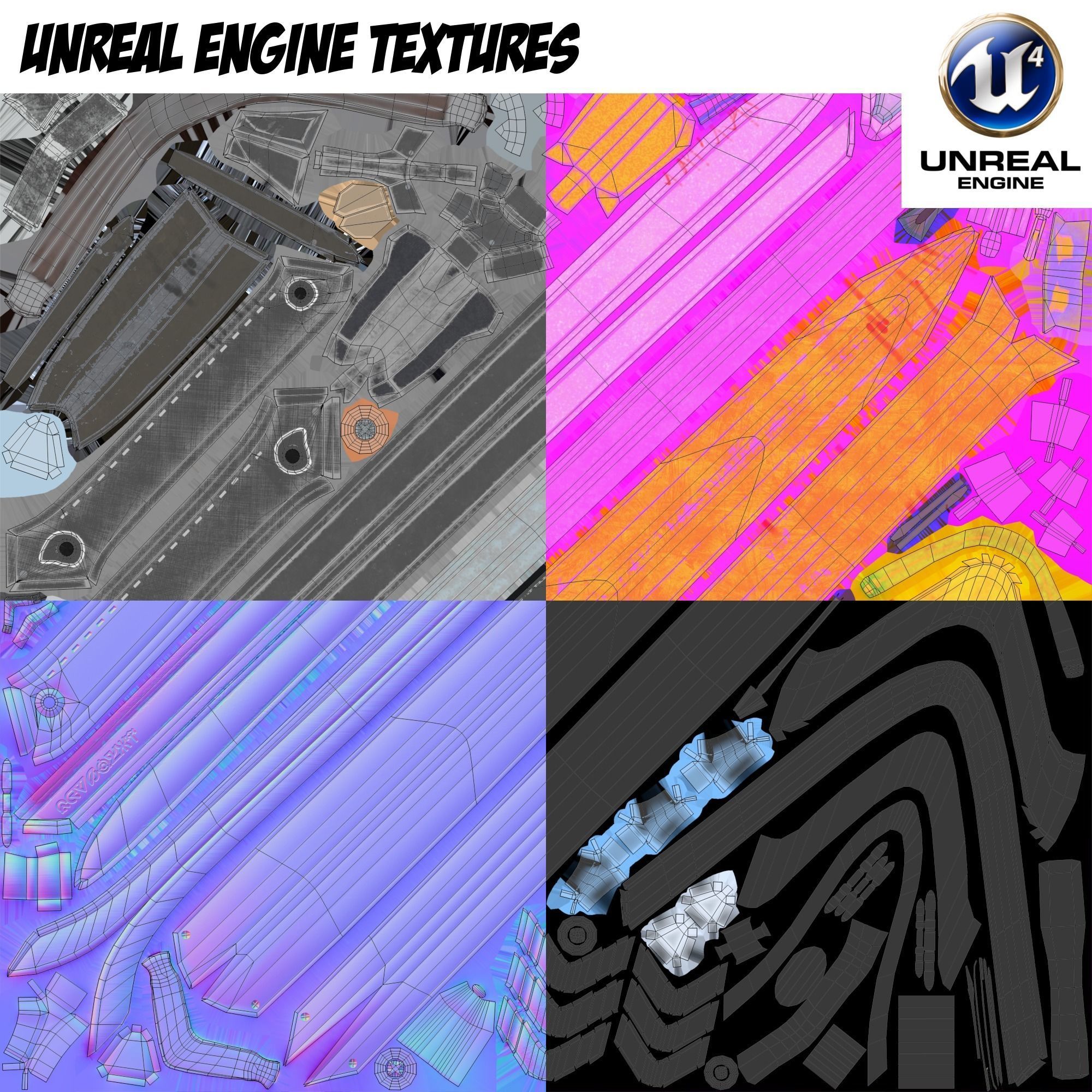 Sci-fi Swords Pack 1 Low-poly 3D model_35