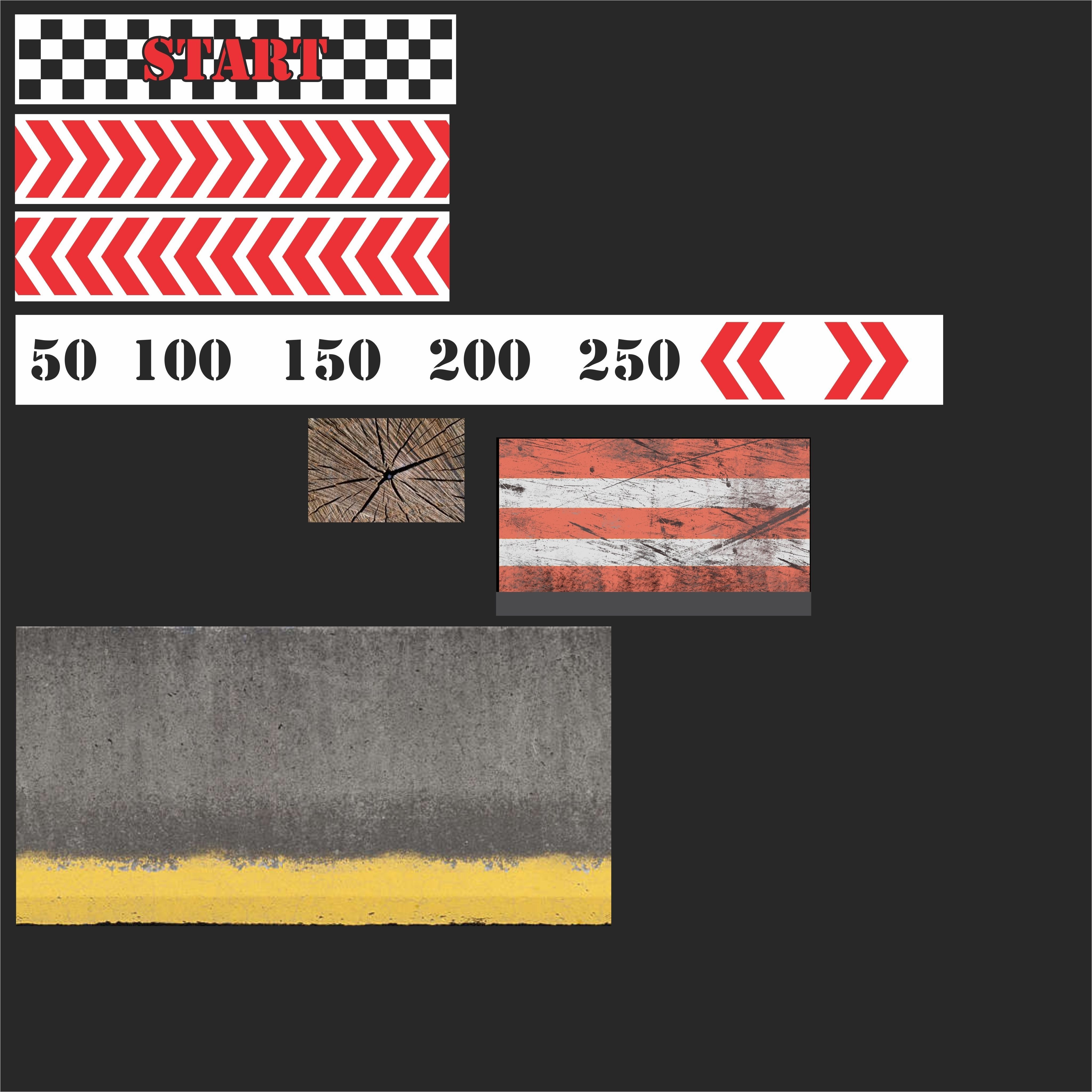 Race Track Asset Pack LOW POLY Low-poly 3D model_27
