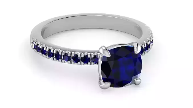 Cushion-Cut Candace Ring