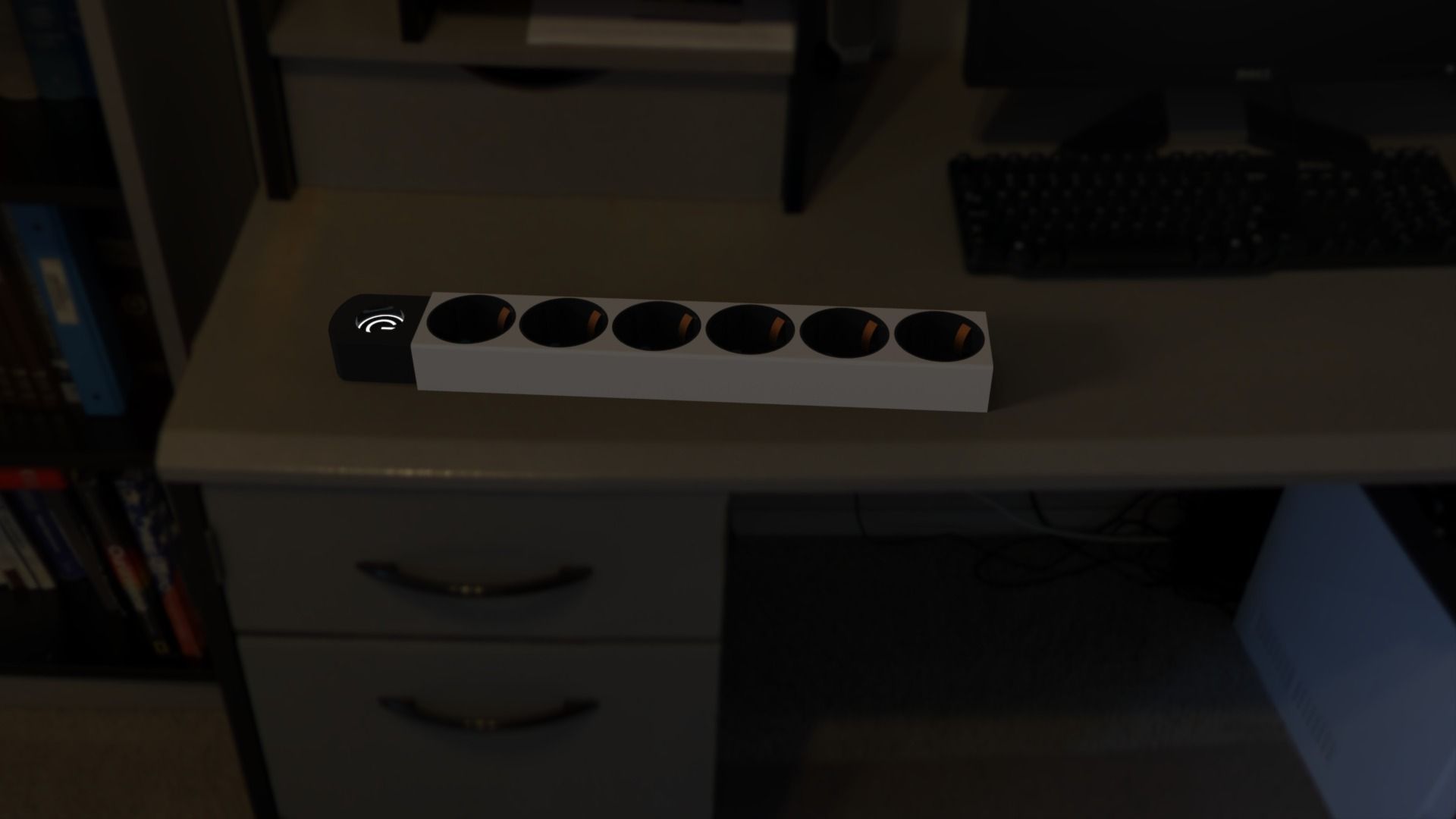 Contemporary Commel europlug design Free 3D model_2