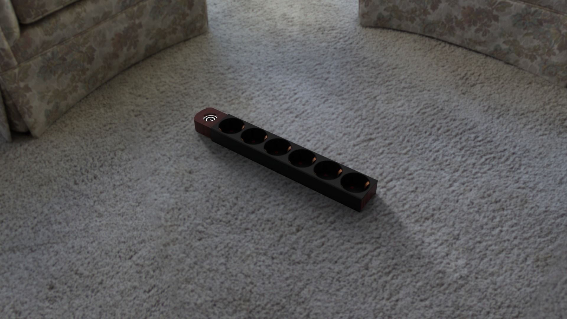 Contemporary Commel europlug design Free 3D model_1