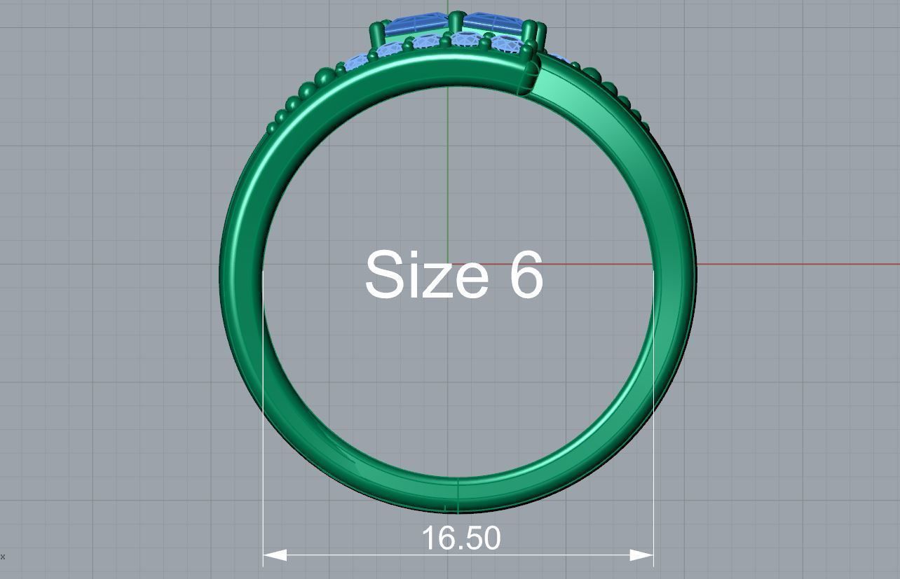 Double Promise Ring 3D print model_2