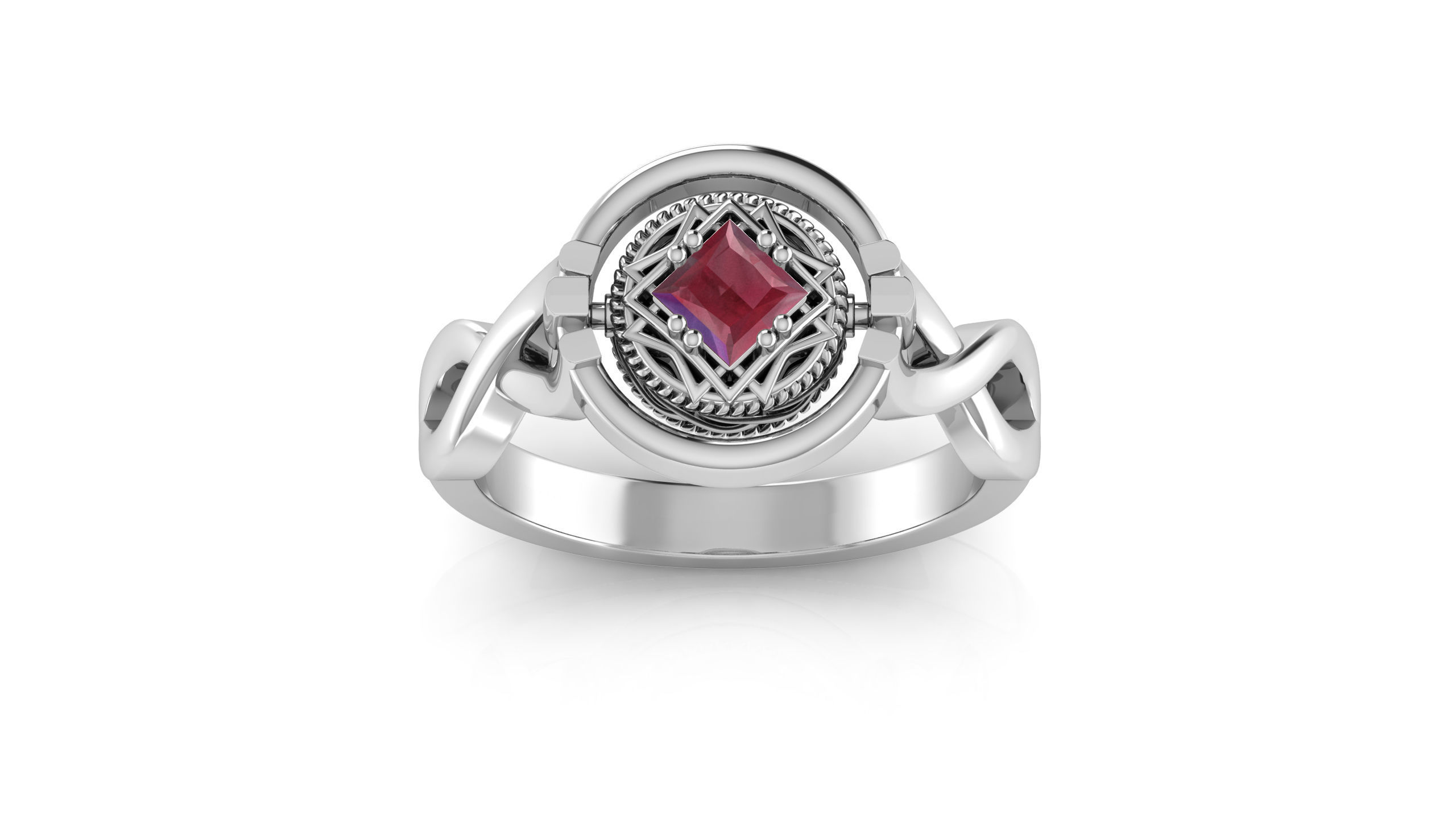 Flip Ring 2 3D print model_7