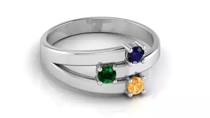 Triple Circle Ring
