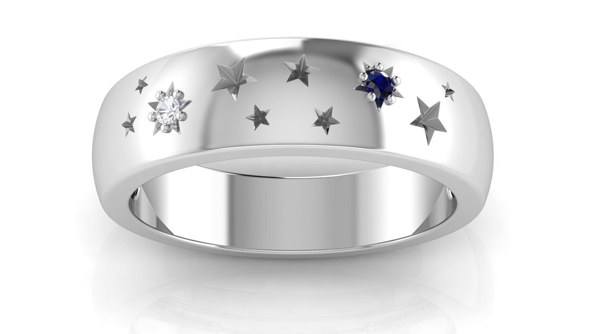 Written in the Stars Ring 3D print model_1
