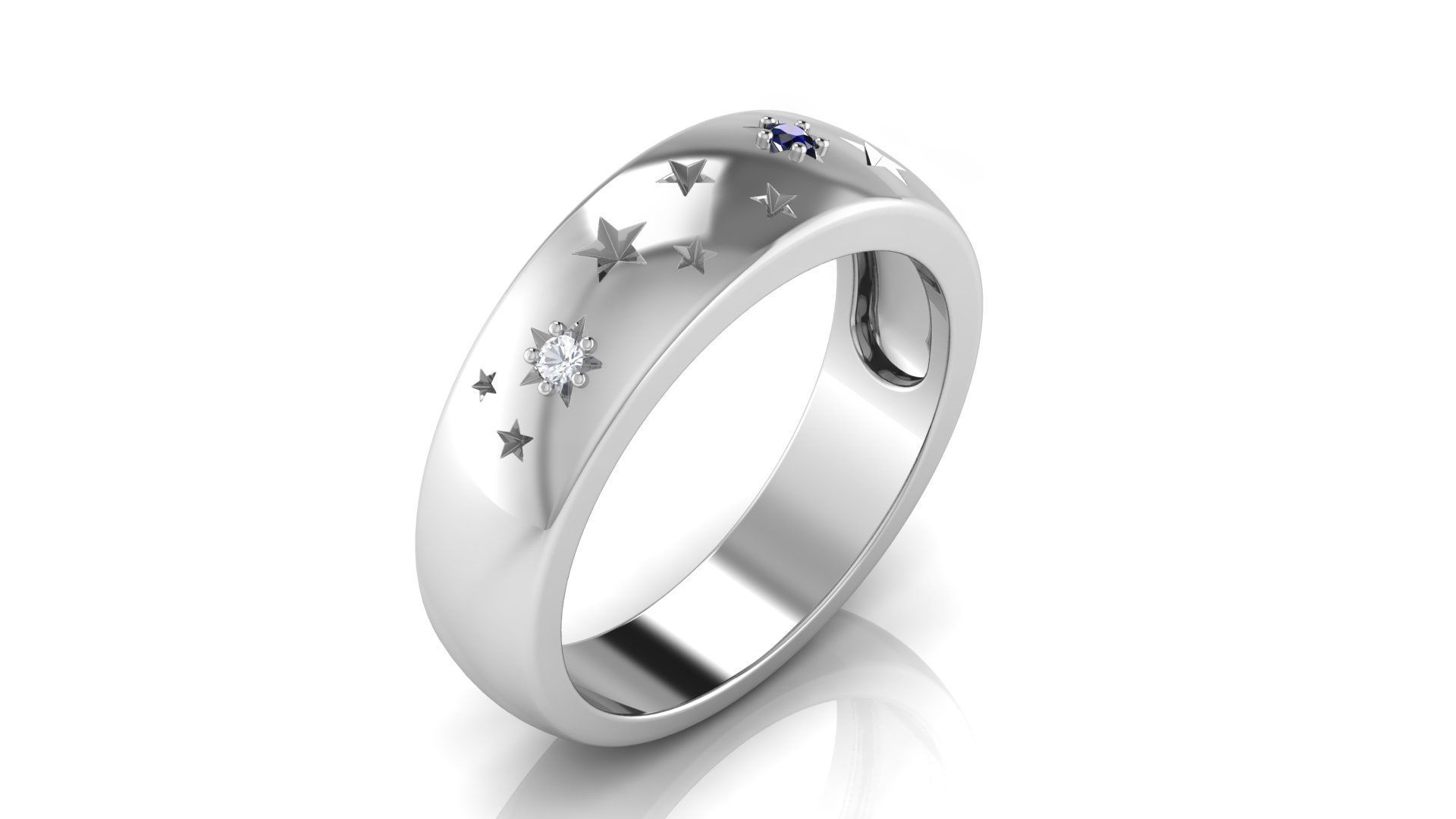 Written in the Stars Ring 3D print model_4