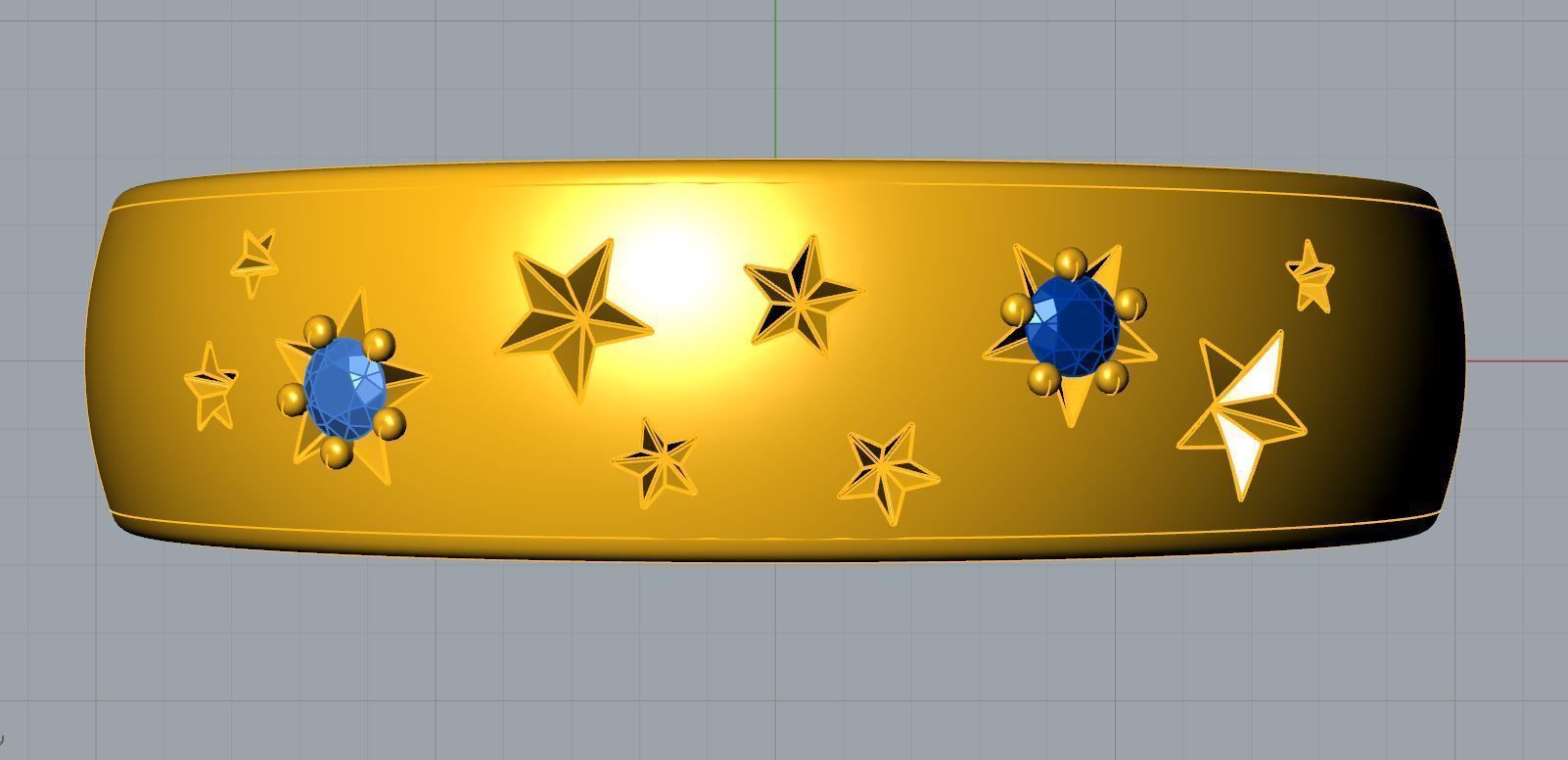 Written in the Stars Ring 3D print model_3
