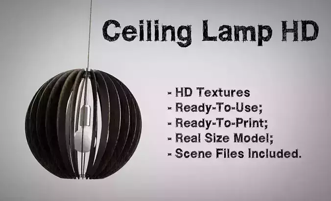 Ceiling Lamp HD Textures