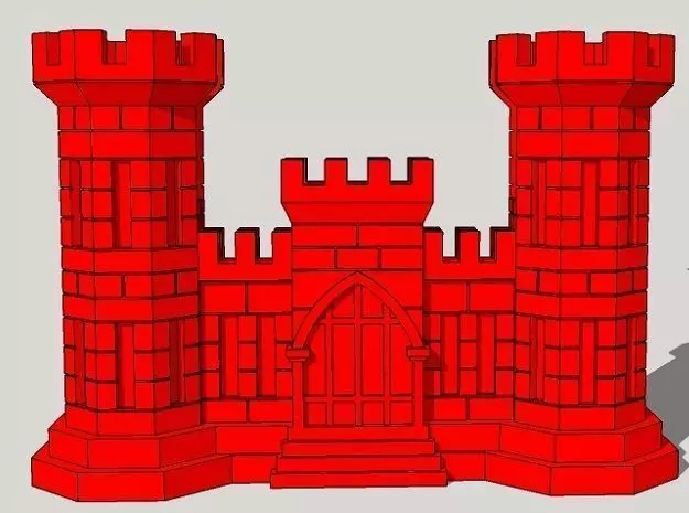 US Army Corps of Engineers Business Card Holder 3D print model_0