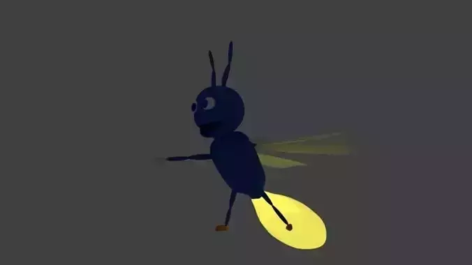 Firefly bug with light