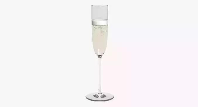 Glass Riedel Superleggero Champagne Flute With Wine