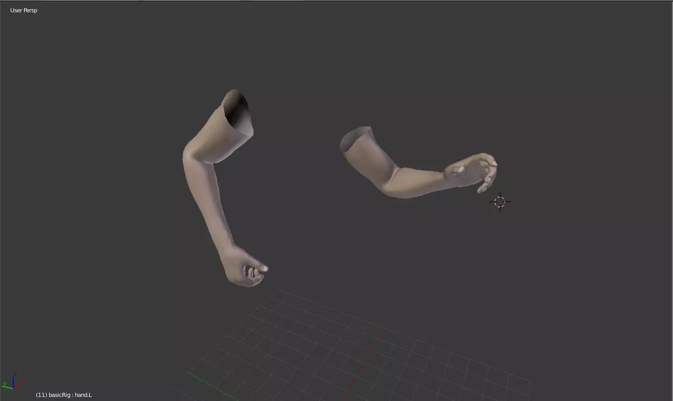 Fps arm running animation 3D model_0