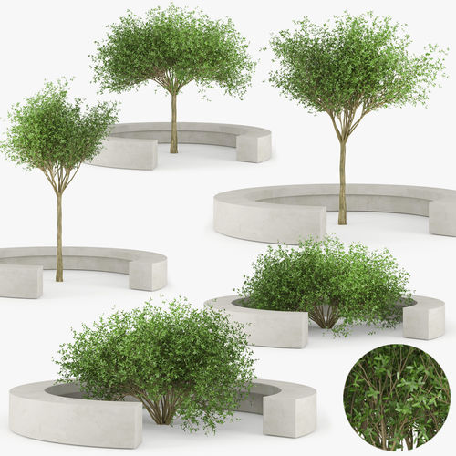 COMU BY VORA ARQUITECTURA Tree Bench 3D model