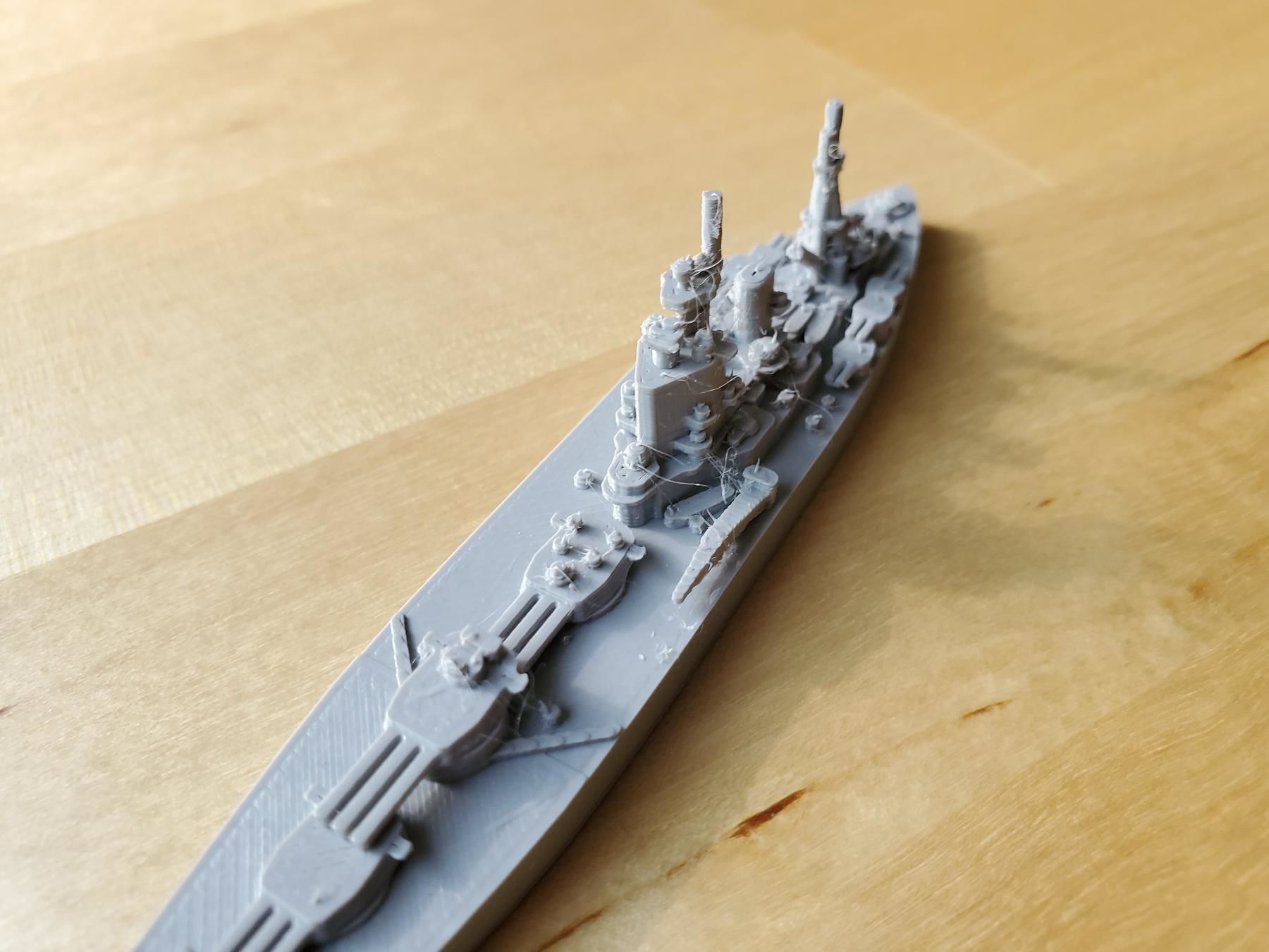 British Nelson Class Battleship 3D print model_11