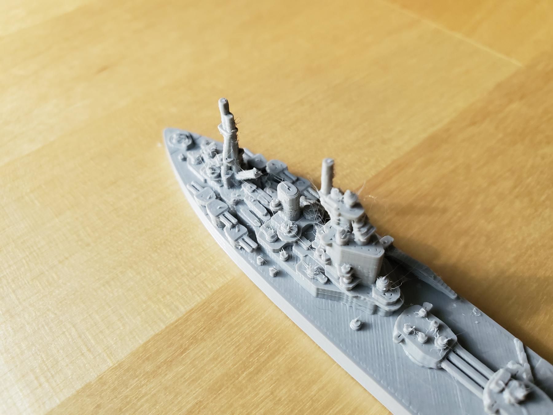 British Nelson Class Battleship 3D print model_12