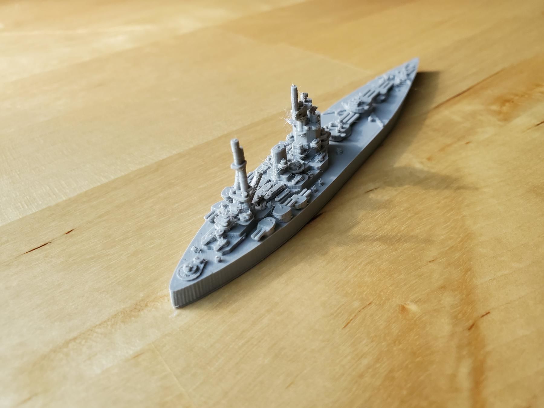 British Nelson Class Battleship 3D print model_6