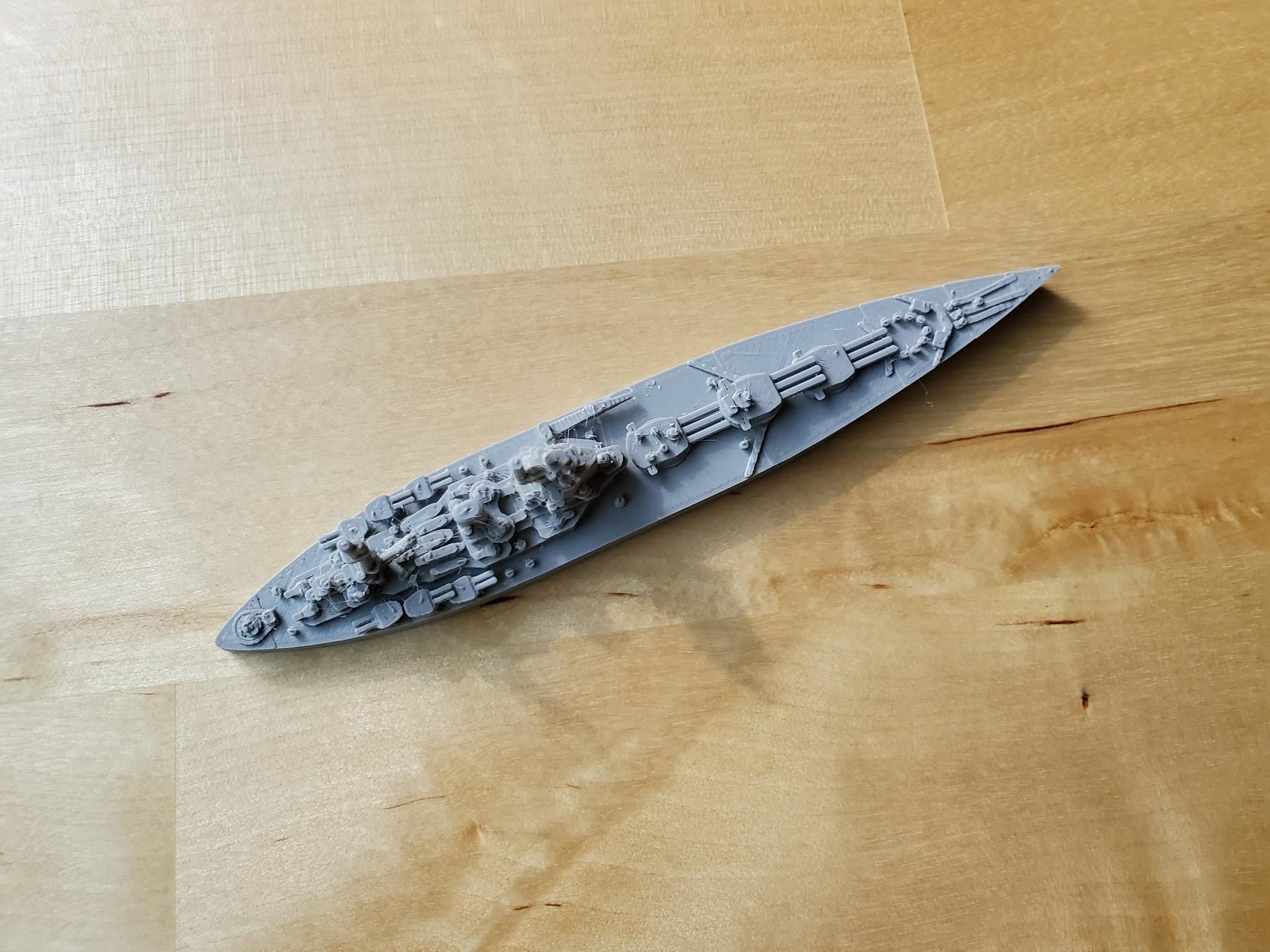 British Nelson Class Battleship 3D print model_8