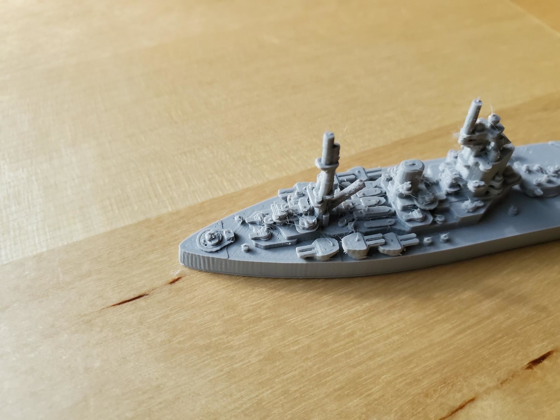 British Nelson Class Battleship 3D print model_14