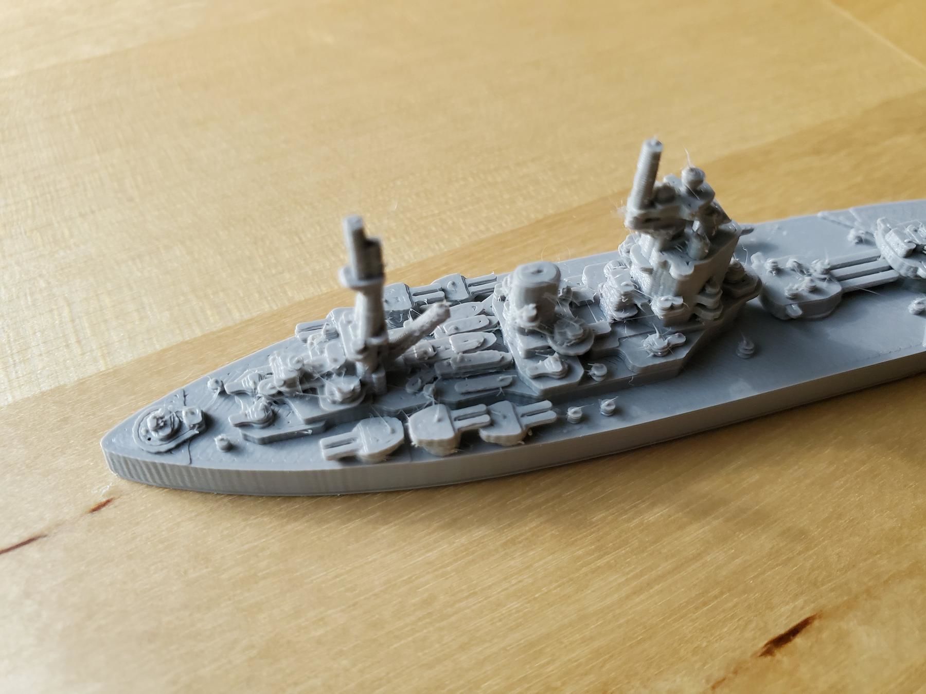 British Nelson Class Battleship 3D print model_13