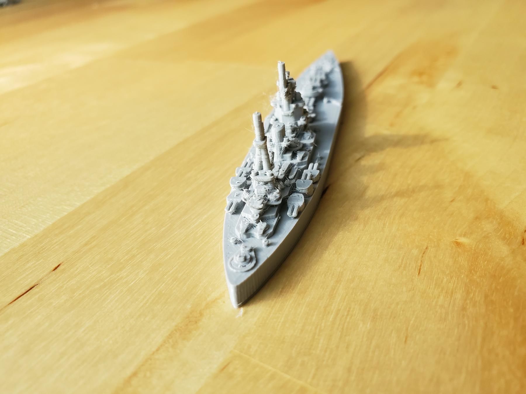 British Nelson Class Battleship 3D print model_7