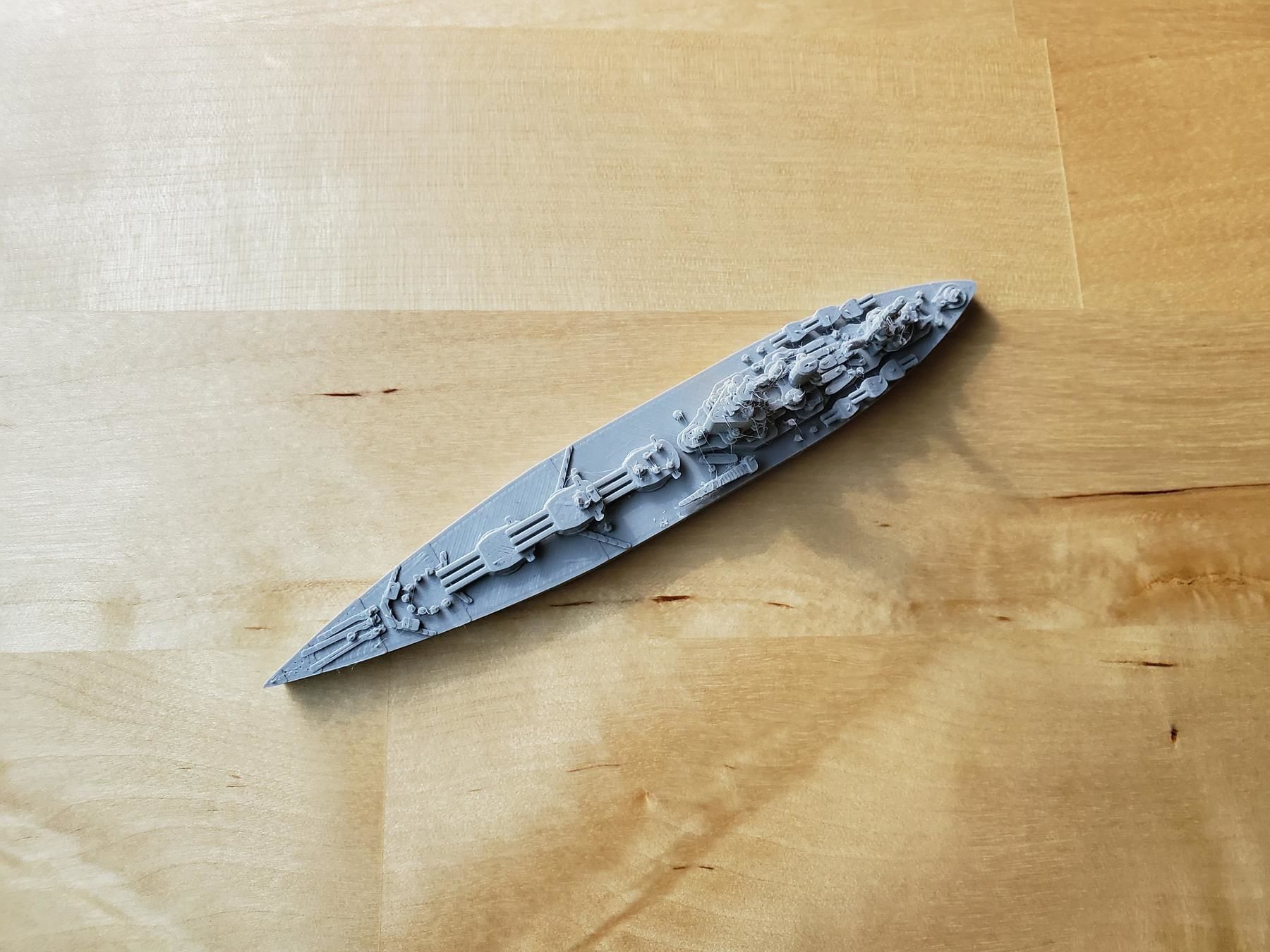 British Nelson Class Battleship 3D print model_9