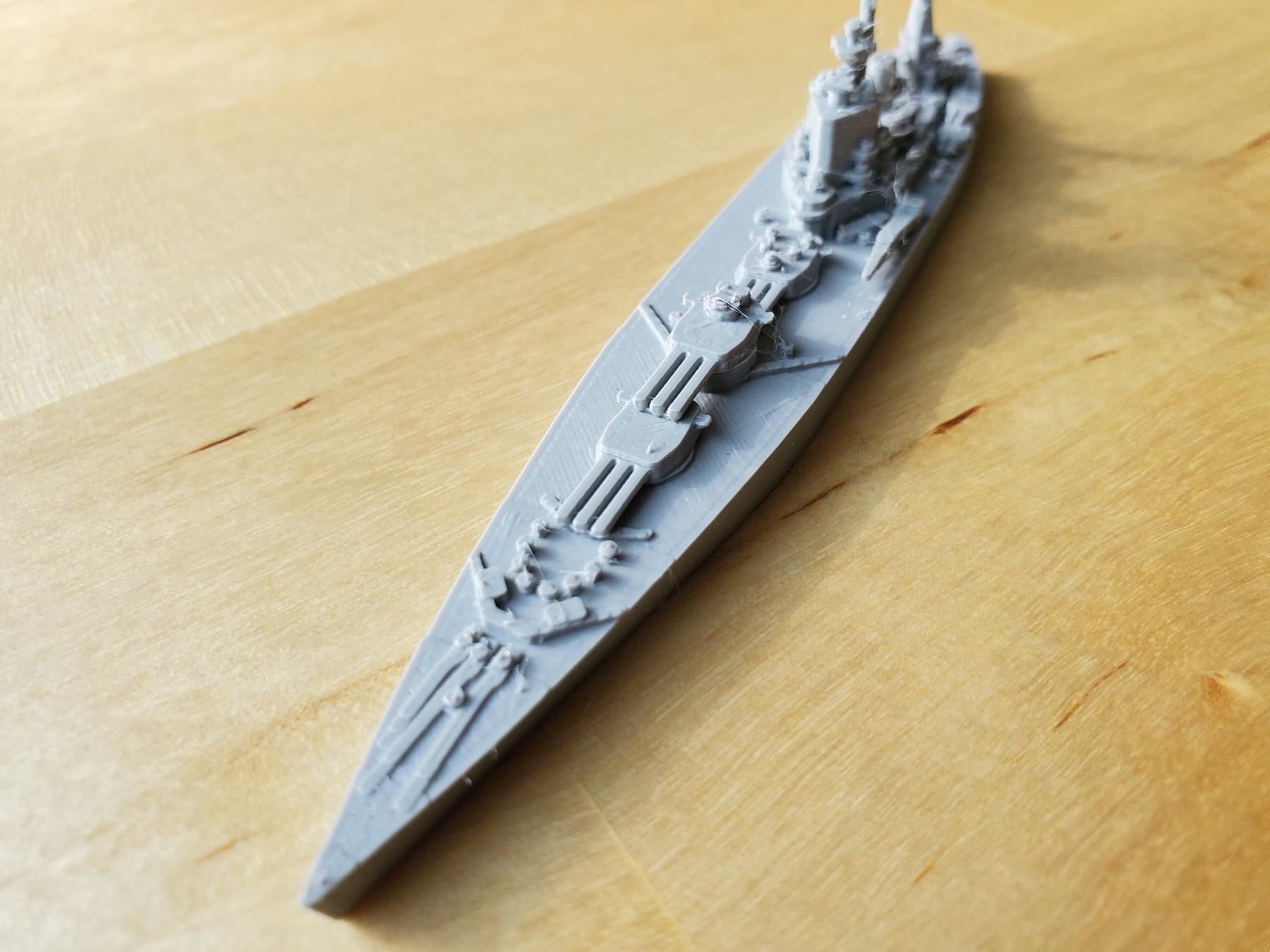 British Nelson Class Battleship 3D print model_10