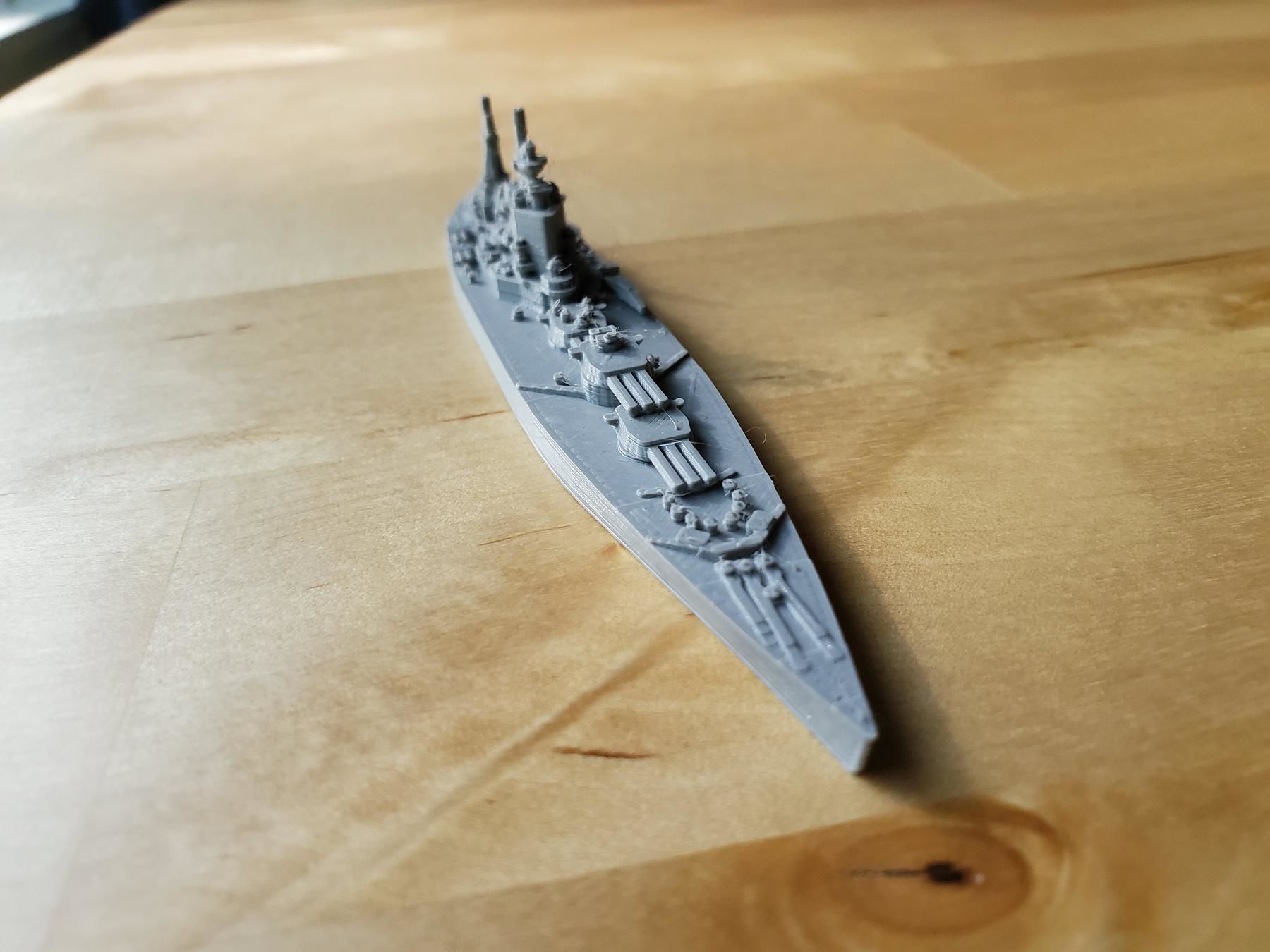 British Nelson Class Battleship 3D print model_5