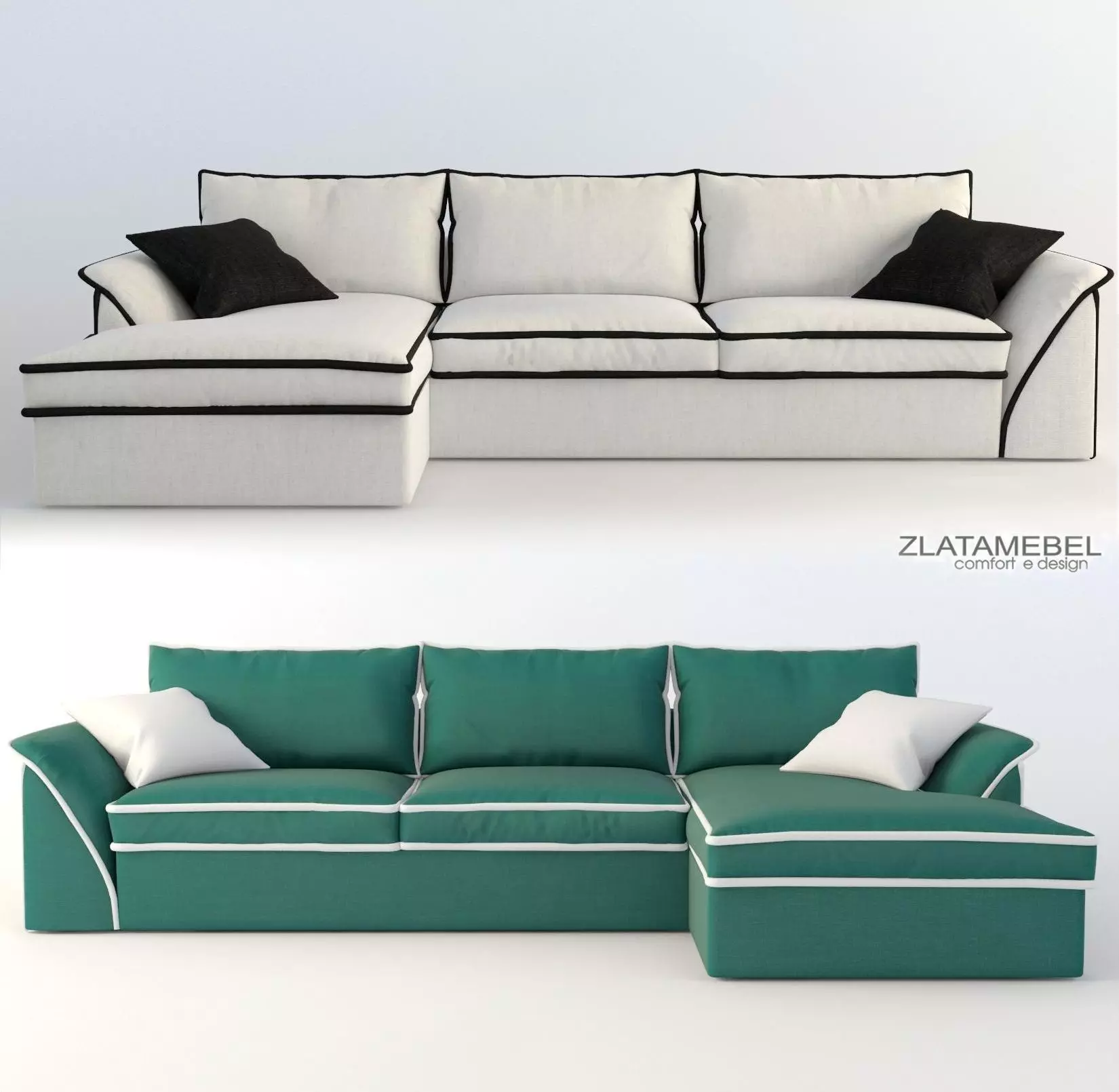 PITAGORA ALBERTA SALOTTI GOLDEN YOUNG Low-poly 3D model