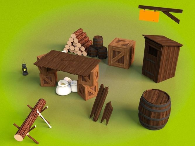 Medieval Assets Pack 3D model