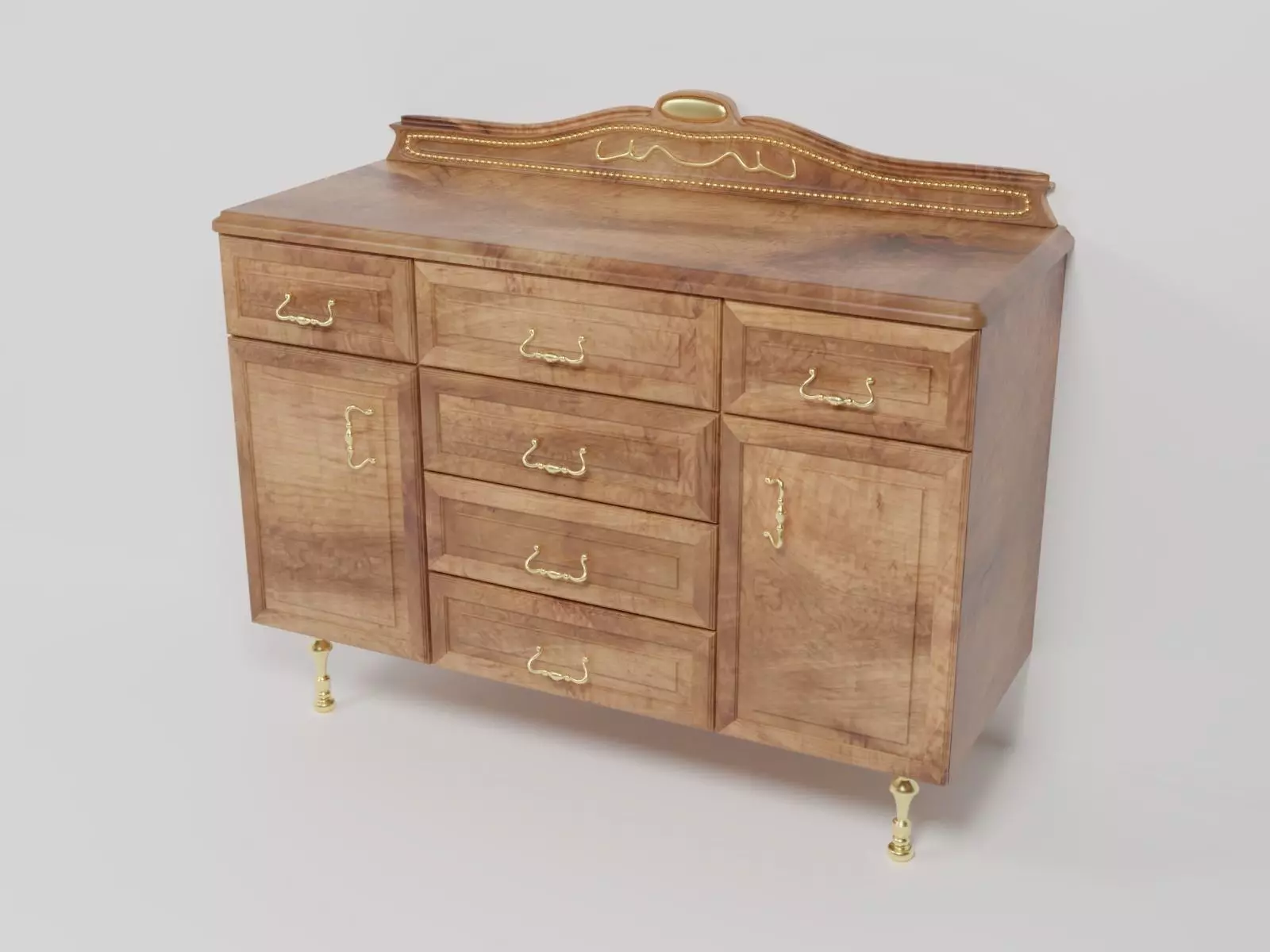 Ornate Cabinet 3D model_0