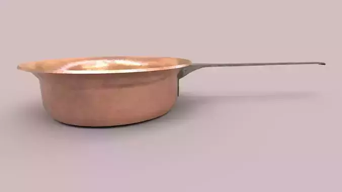 Medieval Copper Cooking Pan 1