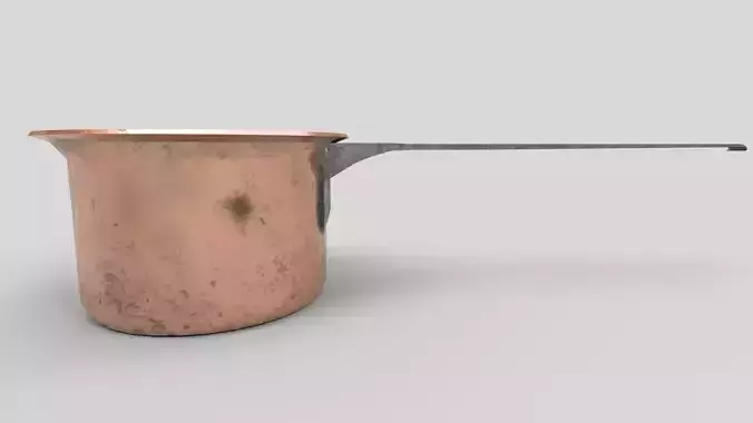 Medieval Copper Cooking Pan 2