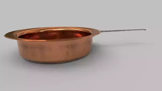 Medieval Copper Cooking Pan 3