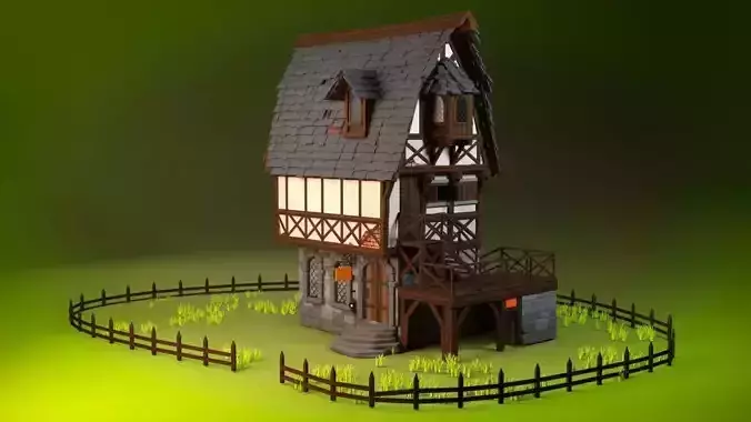 Medieval House over Tavern