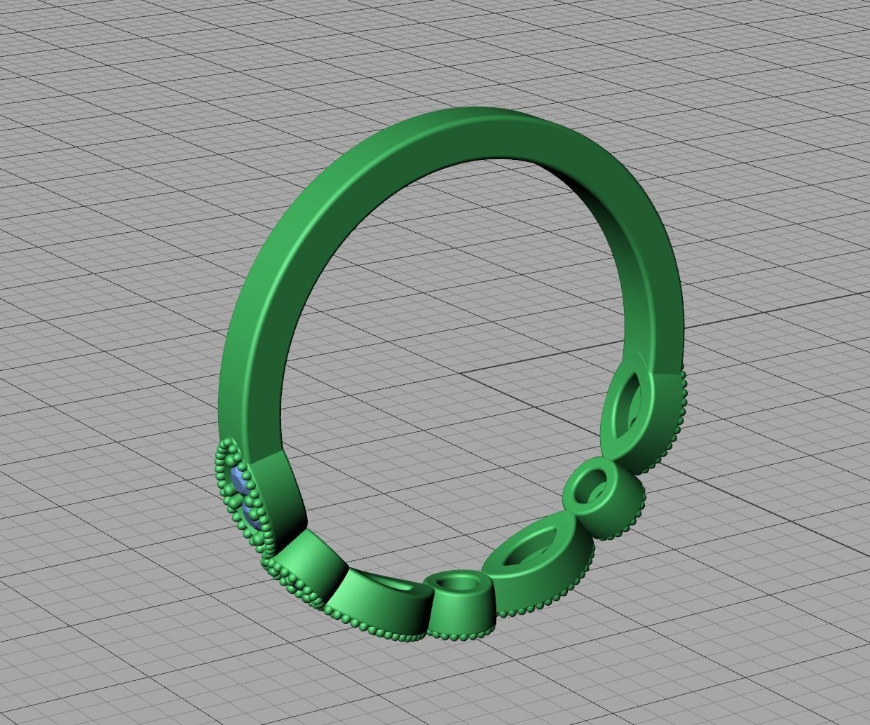 Vintage Milgrain Band ring Two size N001D 3d print model 3D print model_18