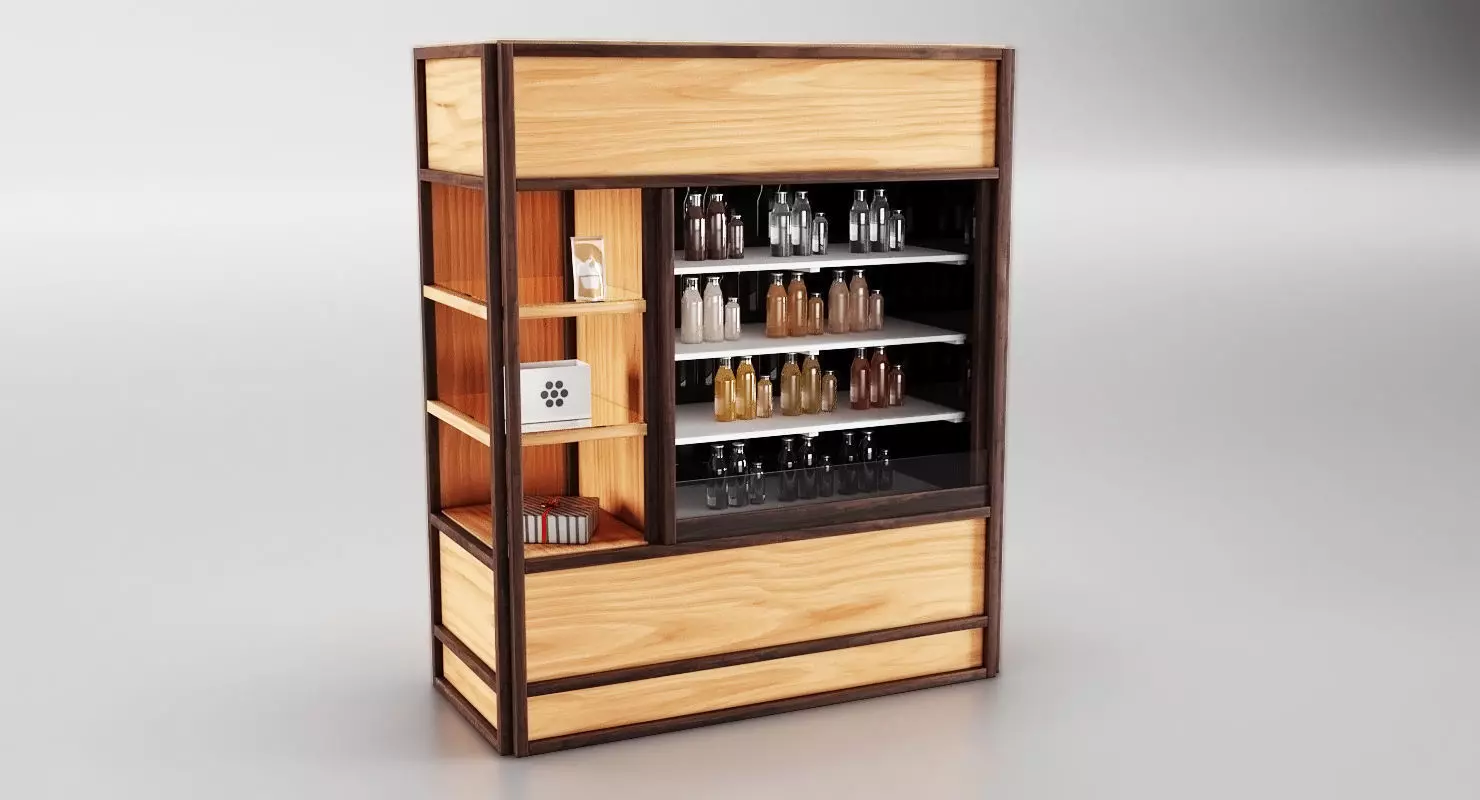 Trade Stand 3D model_0